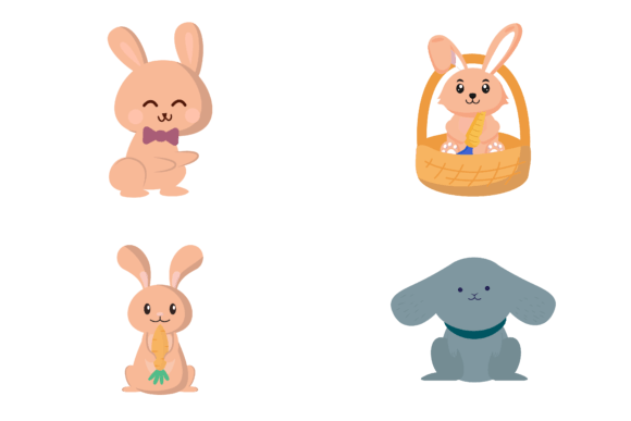 Bunny Cute Animal Graphics Freebies