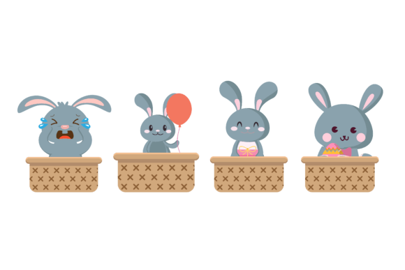 Bunny Cute Animal Vector Graphics Freebies