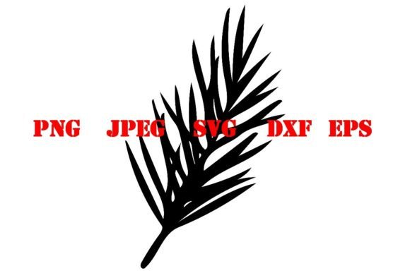 Christmas Foliage Fern DXF Graphics Freebies