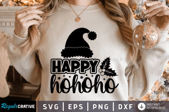 FREE Happy Hohoho Graphics for Crafts and Content