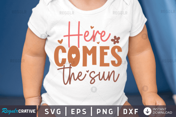 FREE Here Comes the Sun Svg Design for Graphics and Crafts