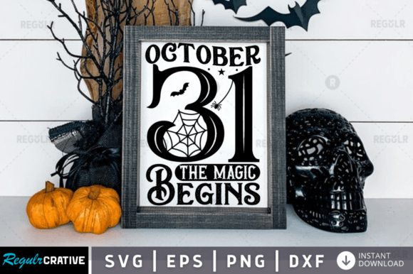 FREE October 31 the Magic Svg Design