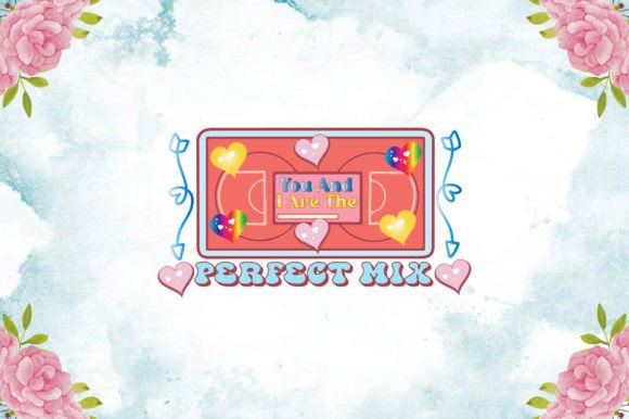 Mixtape Retro Valentine’s Day PNG
