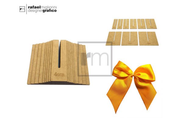 Ribbon Bow Tool Template for Laser Cutting
