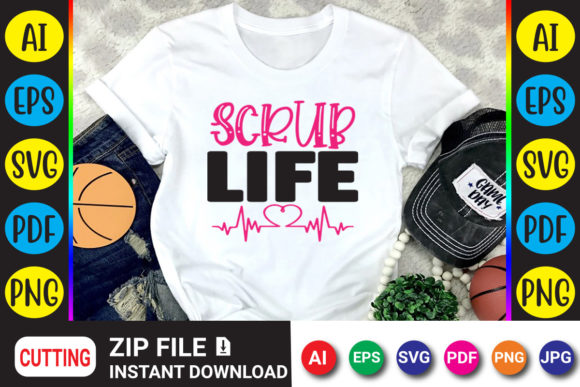 Scrub Life: Graphics for Crafts and Commercial Design