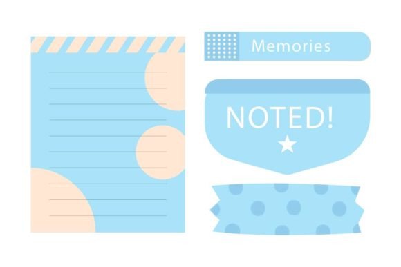 Simple Blue Plan: Graphics for Freebies