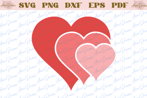 Three Loving Hearts: Graphics for Crafts and Creative Design